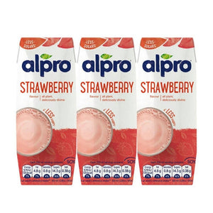 Alpro Soy Milk - Strawberry 250ml 3pk