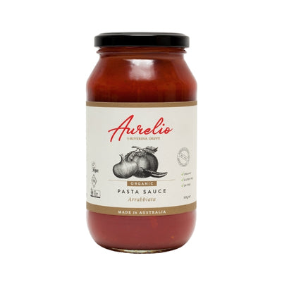 Aurelio Pasta Sauce - Arrabbiata Organic 500g