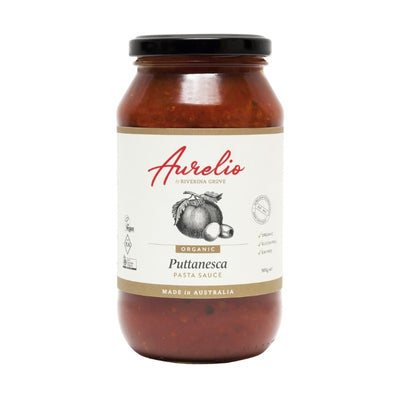 Aurelio Pasta Sauce - Puttanesca Organic 500g