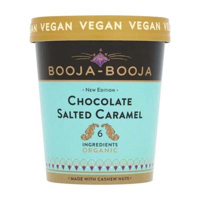 Booja-Booja Organic Ice Cream - Chocolate Salted Caramel 465ml - FROZEN