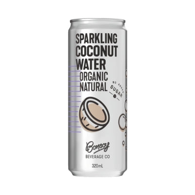 Bonsoy Organic Coconut Water - Natural Sparkling 320ml