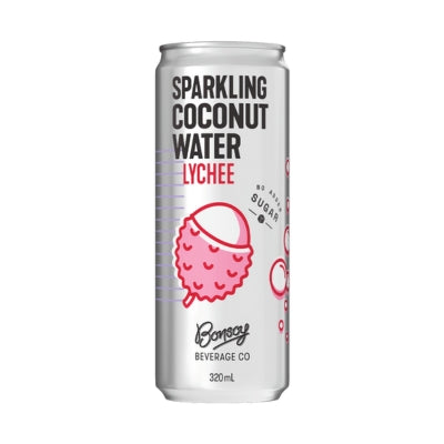 Bonsoy Sparkling Coconut Water - Lychee 320ml