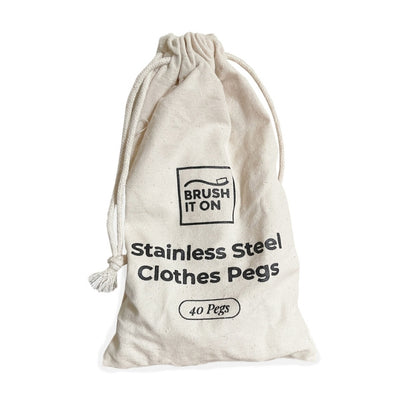 Brush It On Pegs - Stainless Steel  40pk