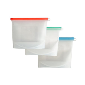 Brush It On Food Pouch - Silicone 1500ml Large -  Assorted Colours