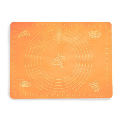 Brush It On Baking Mat- Silicone  - Orange