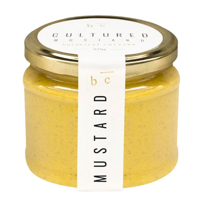 Botanical Cuisine Cultured Mustard (Turmeric) Macadamia Cheese 325g - CHILLED