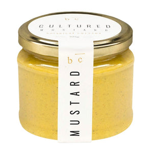 Botanical Cuisine Cultured Mustard (Turmeric) Macadamia Cheese 325g - CHILLED