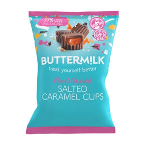 Buttermilk Dairy Free Salted Caramel Cups 100g