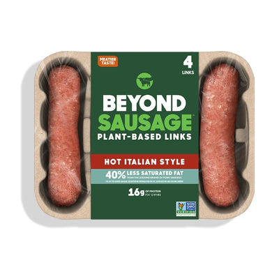 Beyond Sausage Hot Italian 4 x 100g (Retail)  - FROZEN