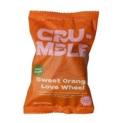 Crumble Foods Sweet Orange Love Wheel RETAIL 60g