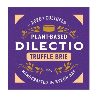 Dilectio Vegan Truffle Brie Cheese 150g - CHILLED