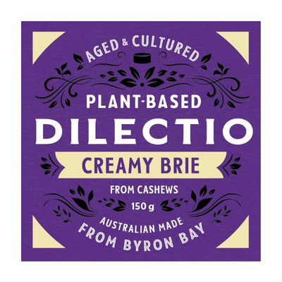 Dilectio Vegan Creamy Brie Cheese 150g - CHILLED