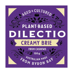 Dilectio Vegan Creamy Brie Cheese 150g - CHILLED