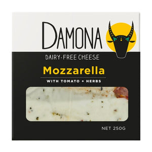 Damona Mozzarella w/ Sundried Tomato and Herbs 250g - CHILLED