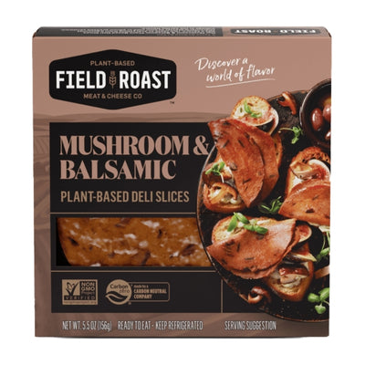 Field Roast Deli Slices Wild Mushroom 156g - FROZEN