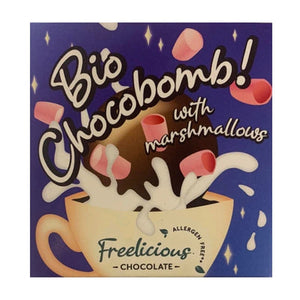 Freelicious Choc Bomb filled with vegan marshmallows 50g