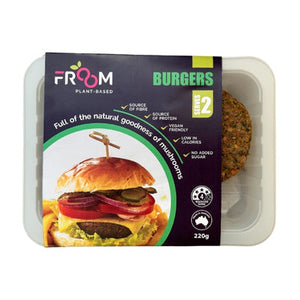 Froom Mushroom Burger 2pk 220g