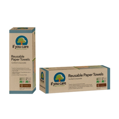 If You Care Reusable Paper Towels Roll 12 Sheets