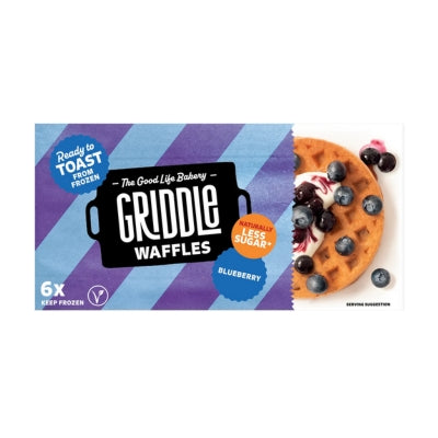 Griddle Blueberry Waffles (6 Pack) 200g