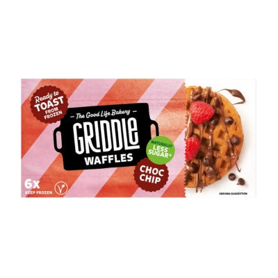 Griddle Choc Chip Waffles (6 Pack) 200g