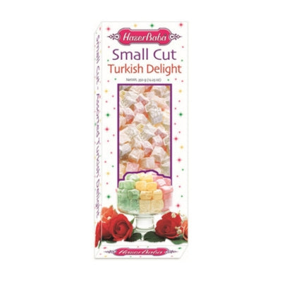 Hazerbaba Turkish Delight Small Cut - Rose, Lemon, Mint 350g