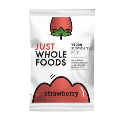 Just Wholefood Jelly Crystals - Strawberry 85g