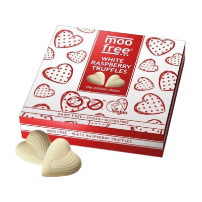 Moo Free Raspberry Choc Truffles 108g