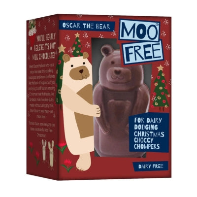 Moo Free Milk Choc Oscar the Bear 80g