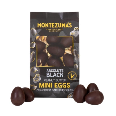 Montezumas Peanut Butter Absolute Black Mini Eggs 150g