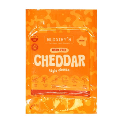 Nudairy's Cheddar Style Cheese Block 250g