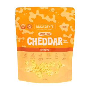 Nudairy's Cheddar Style Cheese Shreds 300g