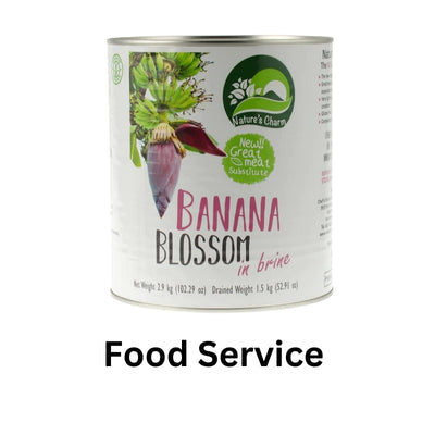 Natures Charm Banana Blossom in Brine 2.9kg (Food Service)