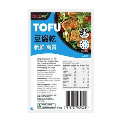 Nutrisoy Chinese Style Tofu (500g)