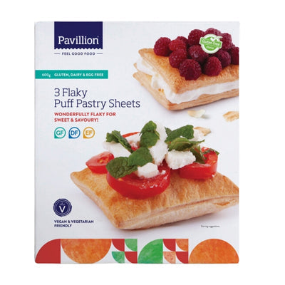 Pavillion Gluten Free Pastry Sheets 600g - FROZEN