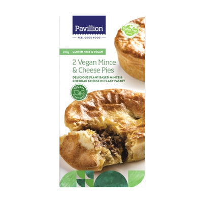 Pavillion Gluten Free Vegan Mince & Cheese Pies 360g - FROZEN