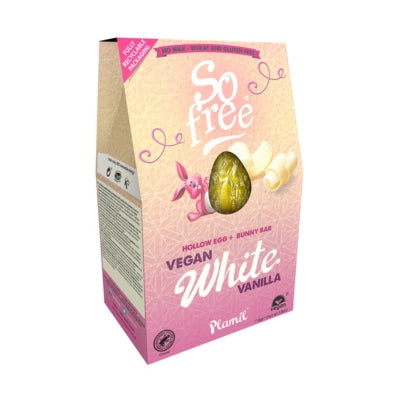 So Free White Choc Egg with Bunny Bar 110g