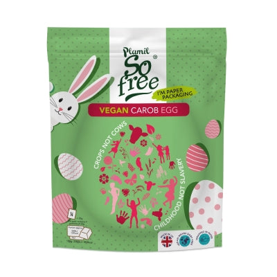 So Free Limited Edition Carob Easter Egg in Eco Pouch 92g