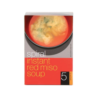 Spiral Foods Soup - Instant Miso Soup Red (5pk x 7g)