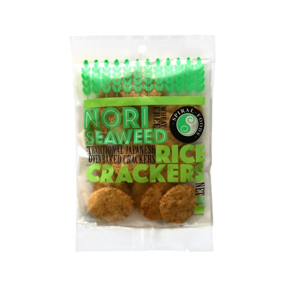 Spiral Foods Rice Crackers - Crunchy Nori 50g