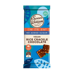 Sweet William Rice Crackle Chocolate 100g