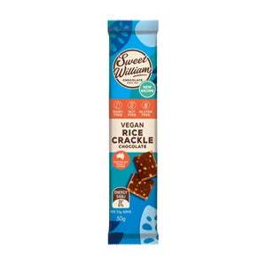 Sweet William Rice Crackle Chocolate 50g