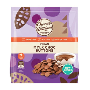 Sweet William Choc Baking Buttons 300g