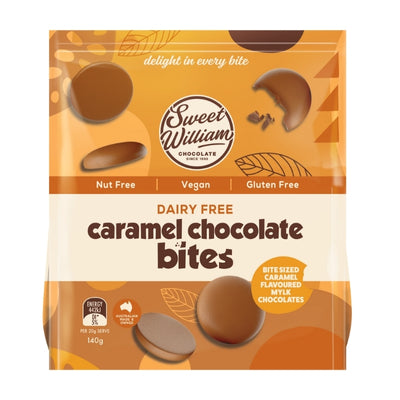 Sweet William Caramel Chocolate Bites 140g