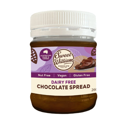 Sweet William Choc Spread (now Soy Free) 260g