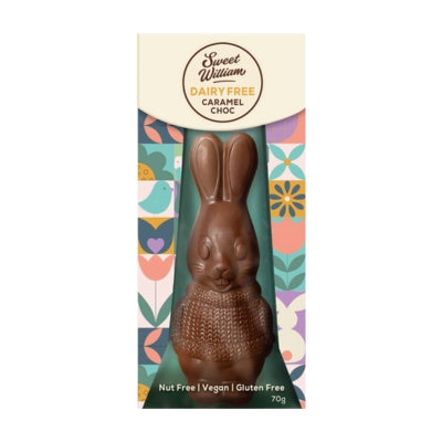 Sweet William Caramel Choc Bunny 70g