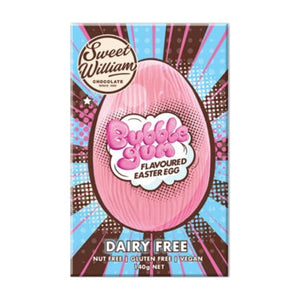 Sweet William Bubblegum Flavoured Easter Egg 140g