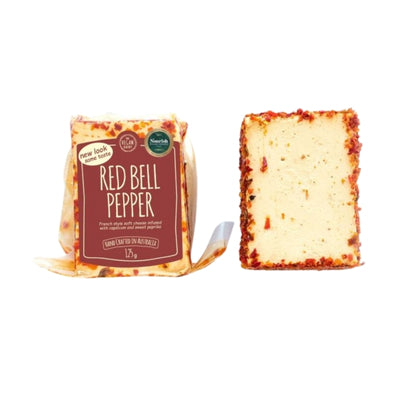 The Vegan Dairy Red Pepper Chevre 125g  - CHILLED