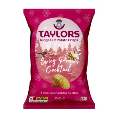 Taylors Spicy Prawn Cocktail Festive Crisps 150g