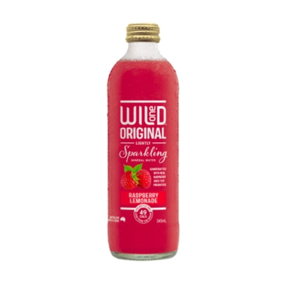 Wild One Lightly Sparkling Mineral Water - Raspberry Lemonade 345ml