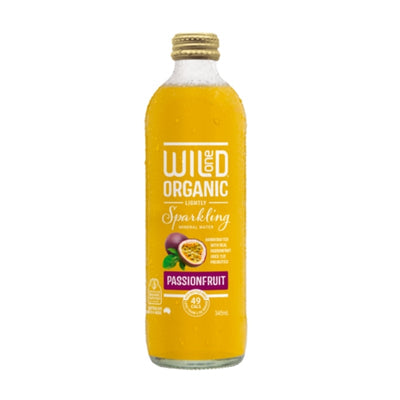 Wild One Lightly Sparkling Mineral Water - Passionfruit 345ml